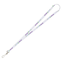 3/8” Super Soft Multi-Color Lanyard 